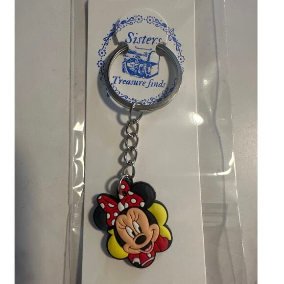 Minnie Mouse Key Chain and Bag Charm. Home Made and Brand New - Picture 2 of 4